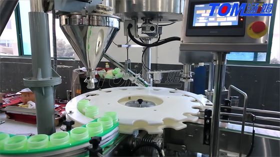 kaufen Vollautomatische PLC-gesteuerte Pulververpackmaschine für Flaschen Online-Herstellung