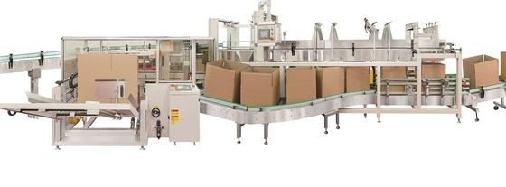 kaufen Hochgeschwindigkeitschemische Verpackungsmaschine Automatische Kartonverpackungsmaschine 8-16 Kartons / Minute online manufacture