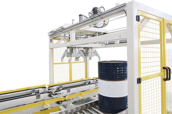 kaufen 200L-1000L Fassfüllmaschine mit mehrfacher Azimuth-drehender Füllkopf und Anti-Tropfen-Hopper online manufacture