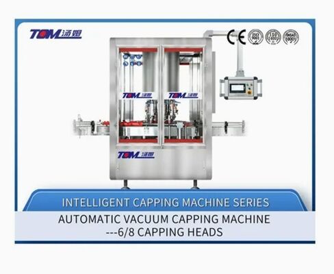 Besorgen Fortschrittliche automatische Vakuum-Verschließmaschine mit 6/8 Köpfen Online-Herstellung