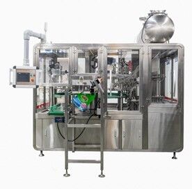 Besorgen Automatische hoch effiziente Beutelfüll- und Verpackungsmaschine für Pulver/Granulat/Flüssigkeit mit Pem-Fütterung Online-Herstellung