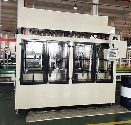 100 ml-1L 16 Düsen vollautomatische PLC-gesteuerte chemische Füllmaschine für Bleichmittel