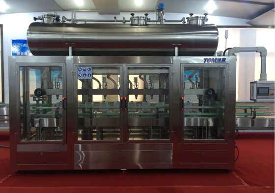 2800BPH Schmierstoff-Fülllinie PLC-gesteuerte Gewichtungs-Füllmaschine 1-5L