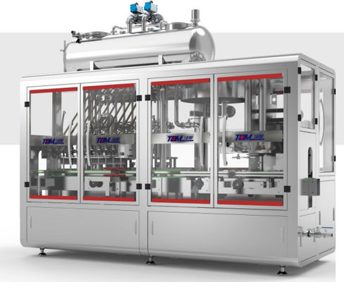 Vollautomatische Pestizidfüllmaschine 2 10 Köpfe Lineare Kolbenfüllmaschine 2 in 1
