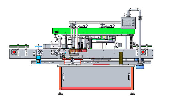 Automatische 3-seitige Etikettierungsmaschine für Kraftstoffzusatzflaschen