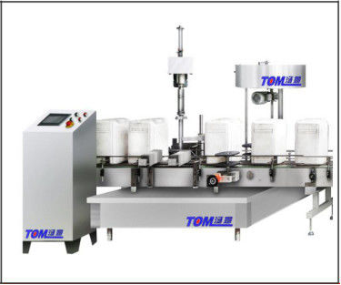 Einköpfige automatische Füll- und Abdeckmaschine Rotation 20L 800BPH