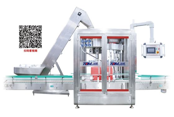 Vollautomatische Verschluss- / Pressenmaschine für 5-30kg Pestizid- oder Schmierstoffbehälter