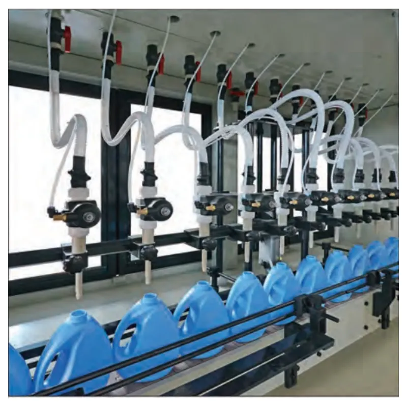 500ml-3000ml Korrosionsbest&auml;ndige Nichtmetall-Bleichmittel-Abf&uuml;ll- und Verschlie&szlig;maschine 3