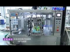 Maschine zur Verpackung von Körnchen, Pulver und Flüssigkeit