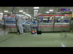 Halbautomatische Füll- und Verschlussmaschine für Körperpflegeprodukte mit Qualitätserkennung